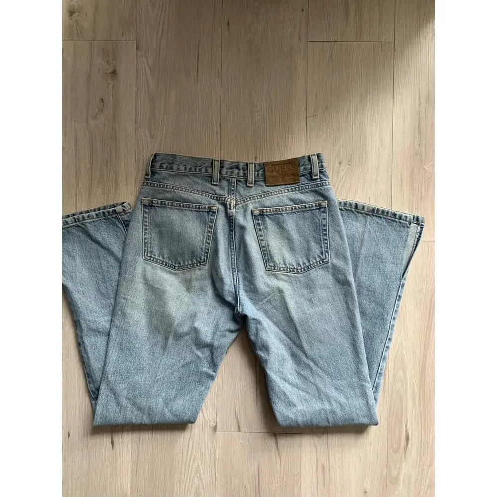 Vintage Guess Flare Leg Jeans Size 6/8 - Picture 6 of 7
